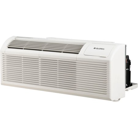 GLOBAL INDUSTRIAL Packaged Terminal Air Conditioner W/Electric Heat, 208/230V, 7000 BTU Cool 293083